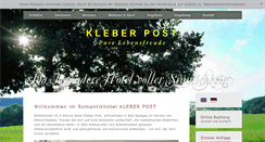 Desktop Screenshot of kleberpost.de